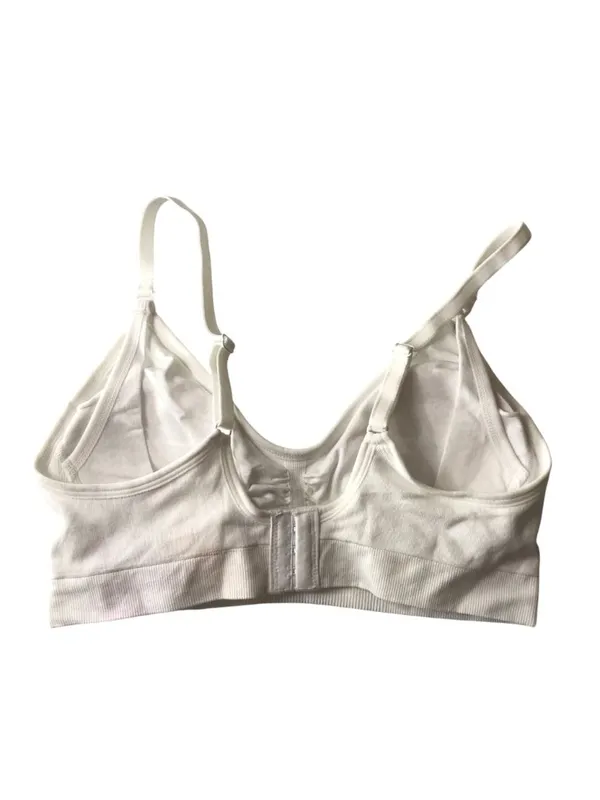 Motherhood Maternity Seamless Clip Down Nursing Bra White M - Image 2