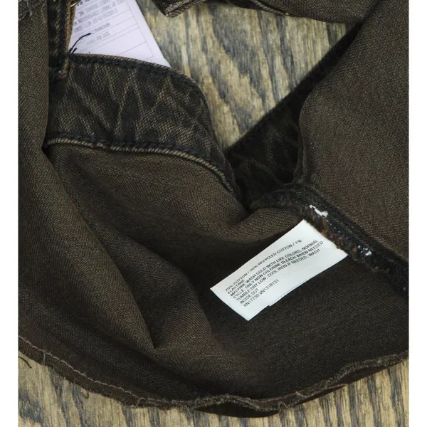 NWT Wild Fable Womens Reworked Cropped Denim Tank Top 90632768 Brown M - Image 8