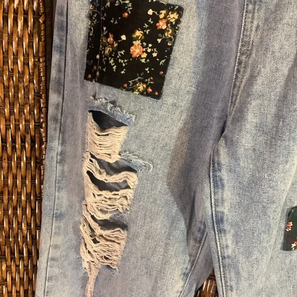 Patchwork Jeans by Cider Size L - Image 2