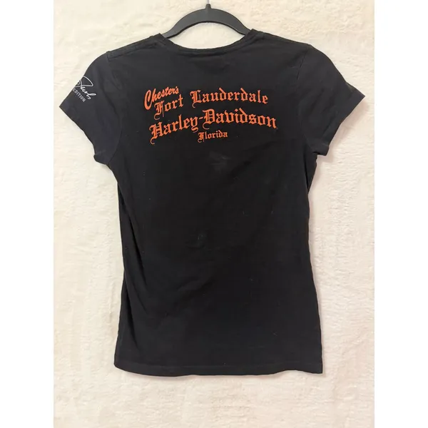 Harley-Davidson Womens Small T-Shirt Scott Jacobs Fireworks Fort Lauderdale FL - Image 10