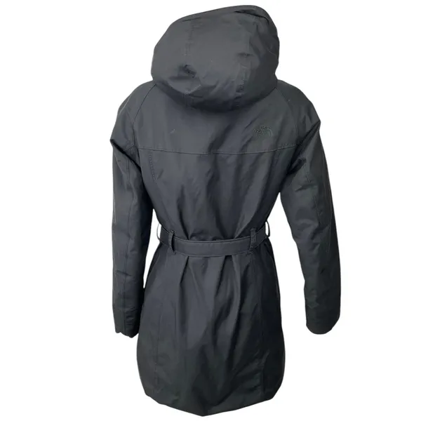 The North Face Women's Black Elsey Parka Hoodie Hooded Winter Coat Jacket Size S - Image 2