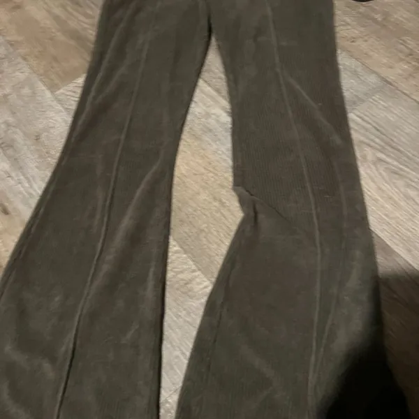 Aerie green‎ ribbed wide leg pants size XS - Image 6