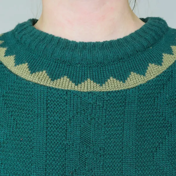 St. John's Bay Vintage 90s Green Mountain Elk Winter Sweater - Image 6