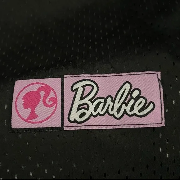 NWT Iconic Barbie Jersey Size Large Black - Image 5