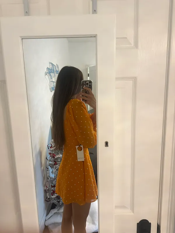 Orange Dress - Image 3