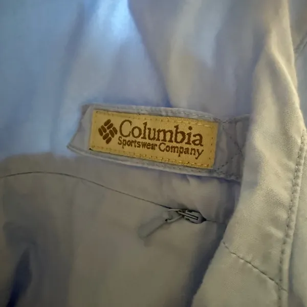 Columbia Women's Long‎ Sleeve Button Up Shirt Light Blue XL Fishing Outdoor - Image 3