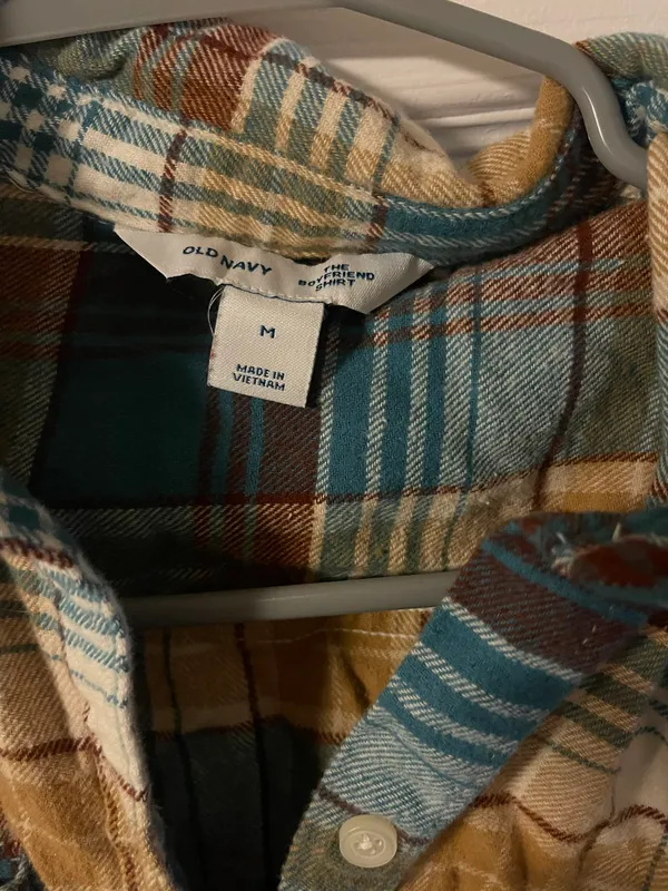 Old Navy Flannel Print Top - Image 2