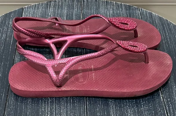 Havaianas Luna Glitter Sandals  - Image 6