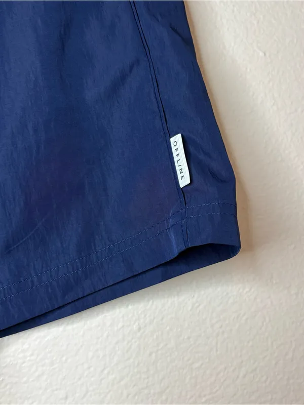 Aerie summer shorts dark blue windbreaker material beach outdoor casual S nwt - Image 3