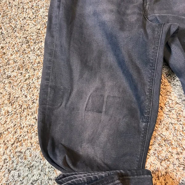 American Eagle Stretch‎ Mom Jeans Womens Size 6 Short Black Wash Denim - Image 5