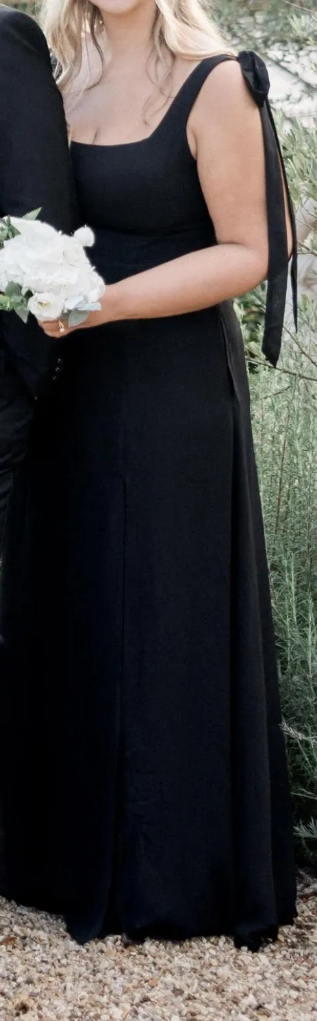 Black Chiffon Maxi Dress from Birdy Grey - Image 3