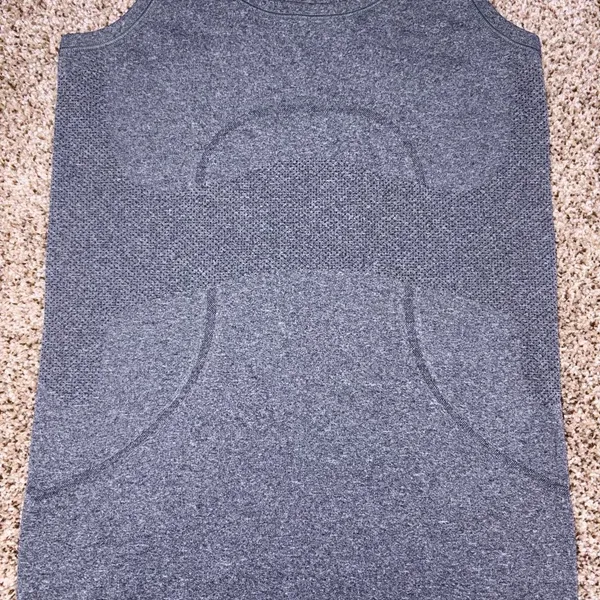 Lululemon Swiftly Tech Racerback Tank Heathered Grey Size 4 - Image 6