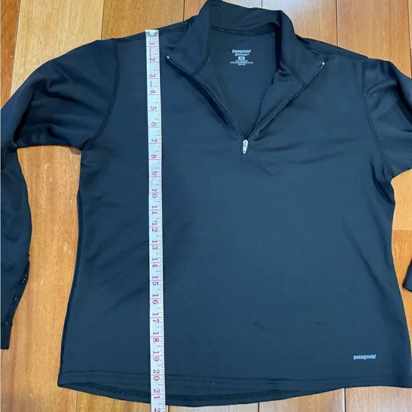 Patagonia Vintage Black Capleine half-zip pullover size M‎ - Image 6