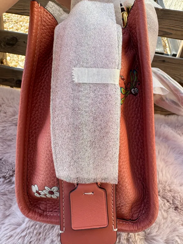 Rare Collectible DISNEY X COACH Rogue 25 Leather Mickey Mouse Flower Pink NWT - Image 16
