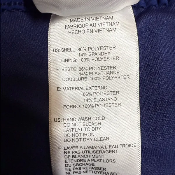 Adidas Women's Woven Swim Shorts - Royal Blue - Size Small - Image 6
