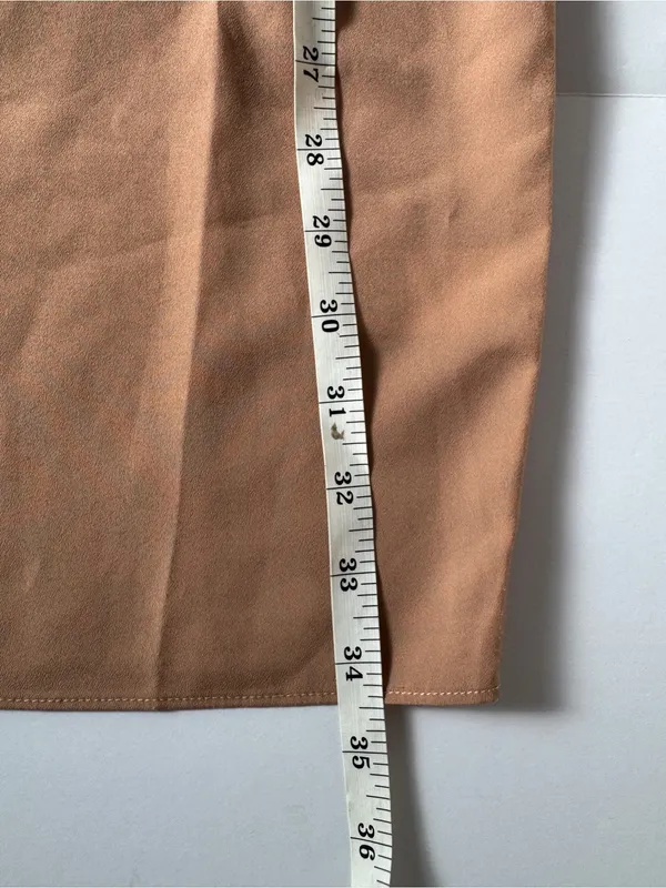 Nadine Merabi Nude Satin Slip Mini Dress XS US 2 NWOT - Image 4