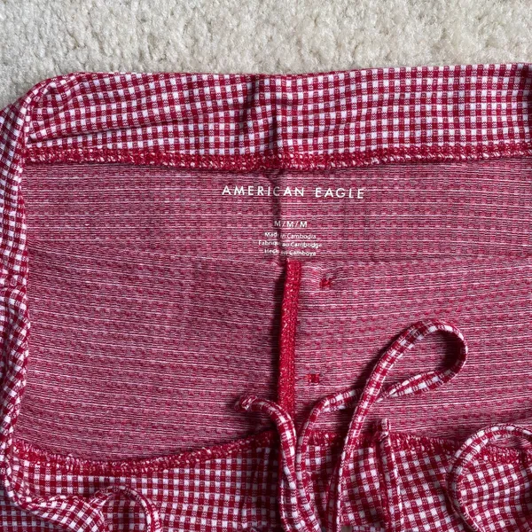 American Eagle Outfitters Checkered Crop Top - Image 2