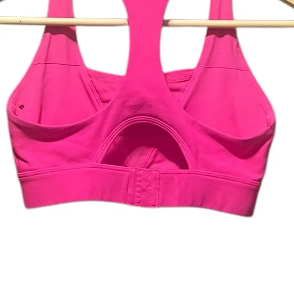 Lorna Jane Stand Out Max Support Bra Babin Pink Size Small‎ - Image 11