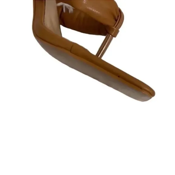 PrettyLittleThing Padded Brown Square Mouth Thong Sandals(Size 5) - Image 10