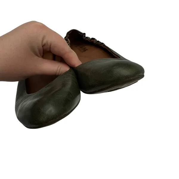 Kork-Ease Kors Julie Ballet Flats Women's 7.5 Green Leather Slip On‎ Comfort - Image 6