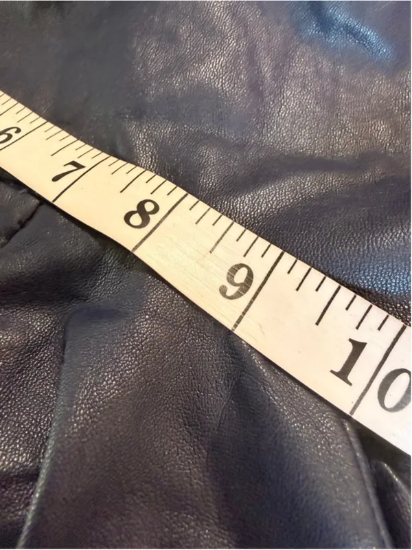 Women's J.Crew Navy Faux Leather Straight Leg Pants Size 2 - Image 5
