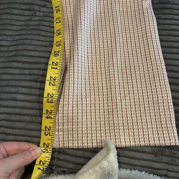 Theory Pants Women Size 4 (28x26) Blush Multi Stratton Knit - Image 3