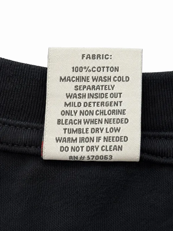 Hype Market45 Black Acid Wash Studded T-Shirt – Men’s - Image 7