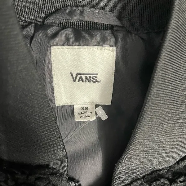 💜Vans Womens Misty Fog Shearling Jacket, XS - Image 2
