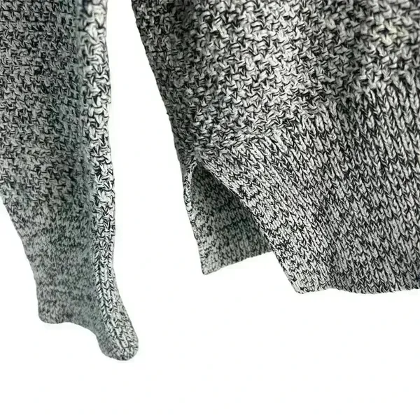 GAP Women's White and Black Open Front Cardigan Sweater‎ Size L Casual Knit - Image 10