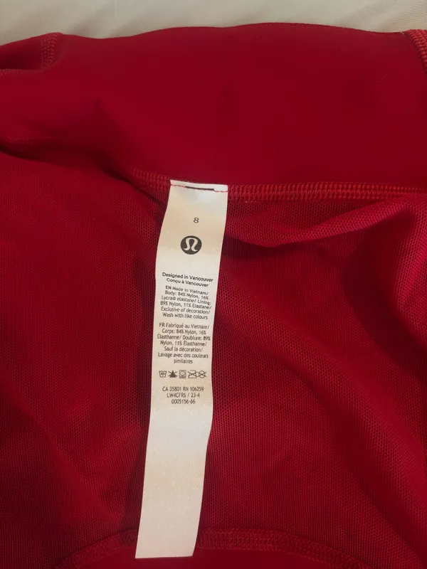 Red Lululemon Define Jacket - Image 4