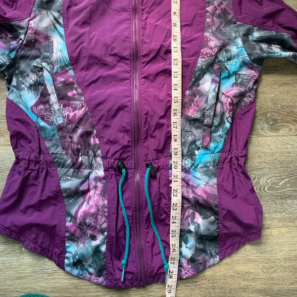 Vintage Himd Purple Windbreaker with Teal Accents L - Image 3