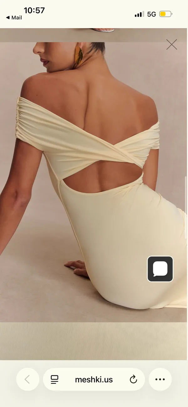 Meshki Off-The-Shoulder Dress Maxi - Image 3