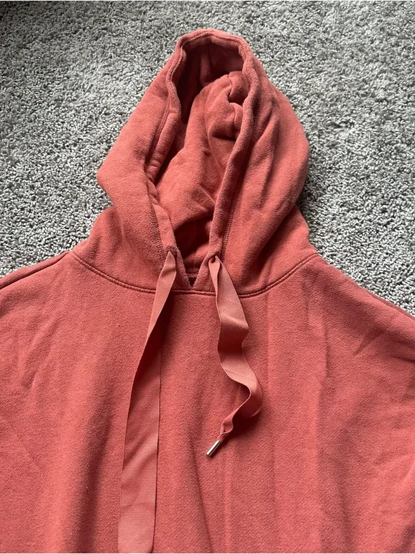 aerie Rust-Orange Hooded Pullover Sweatshirt - Image 4