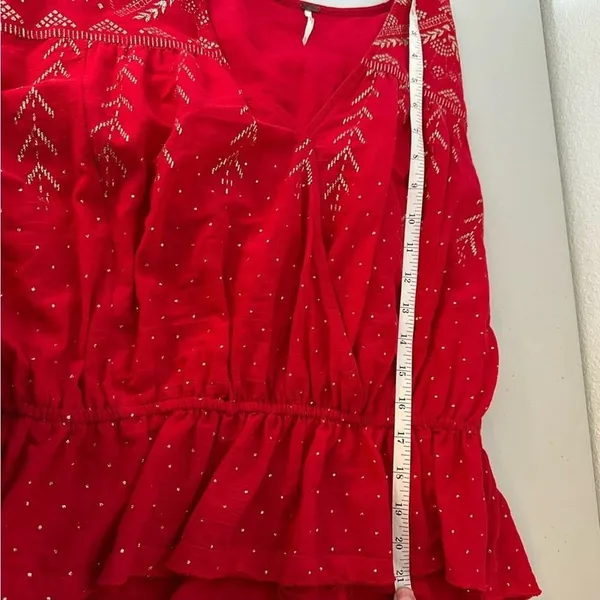 Free People Counting Stars Peasant Blouse‎ XS - Image 6