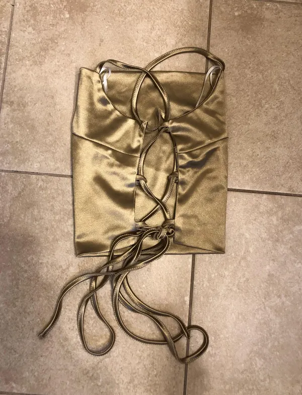 Gold Satin Top - Image 4