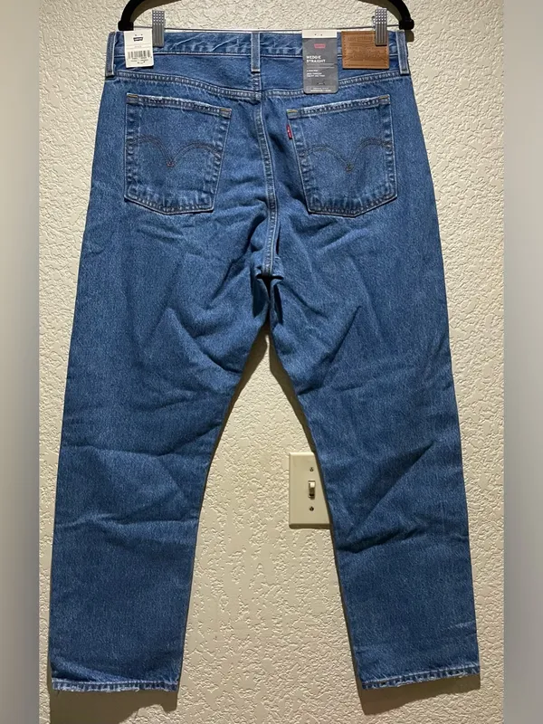 Levi’s NWT Wedgie Straight Leg High-Rise Jeans in Blue Size 32 - Image 6