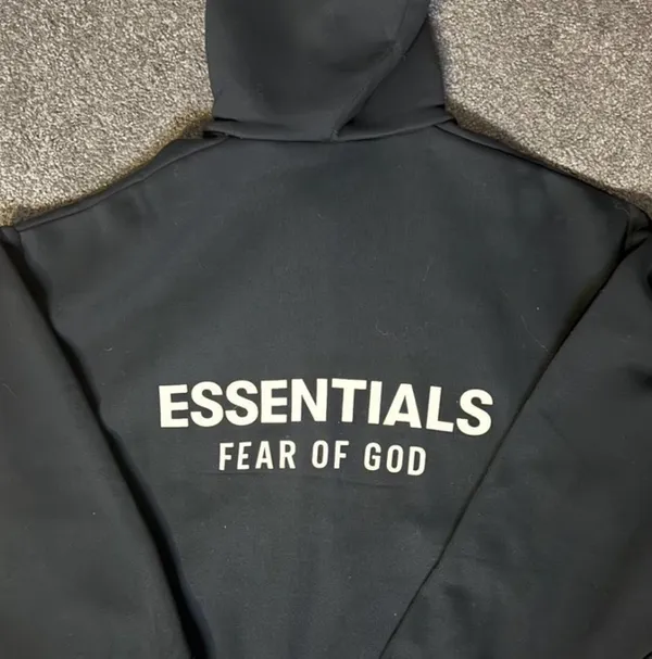 Fear of God Essentials zip up hoodie - Image 4