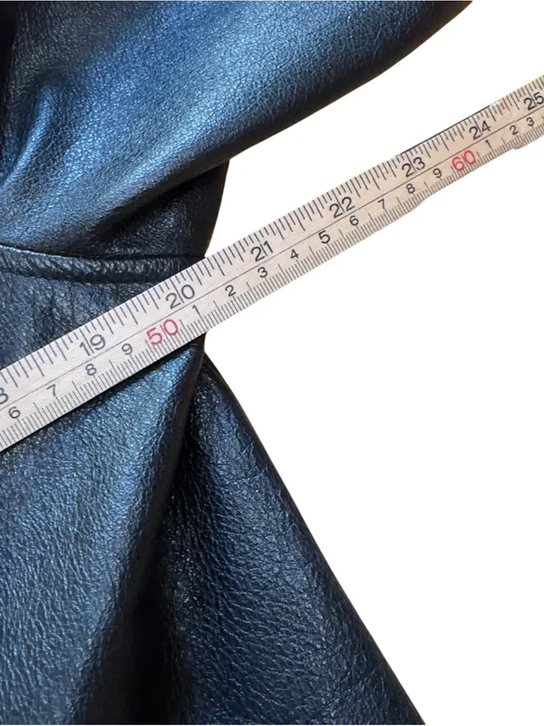 Wilsons Leather Black Genuine Leather Jacket Womens XL Zip Front Collared Fitted - Image 6