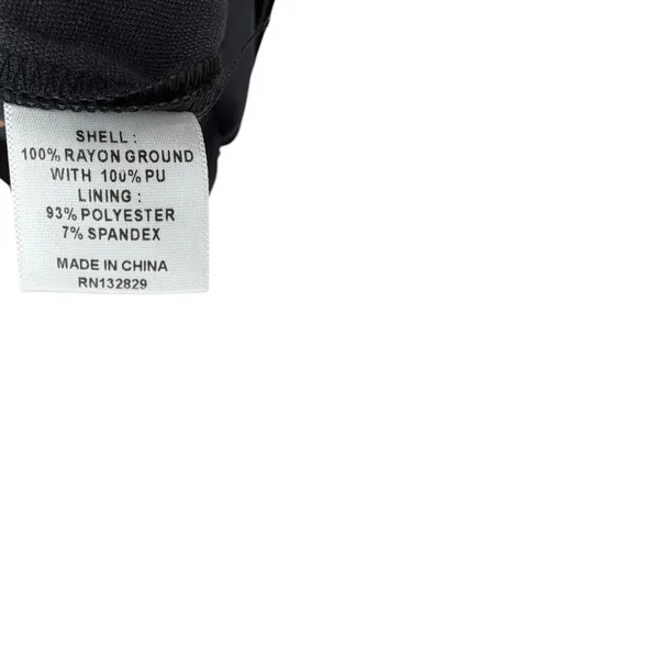 NBD Senia‎ One Shoulder Faux Leather Mini Dress Black Long Sleeve XXS NWT - Image 14