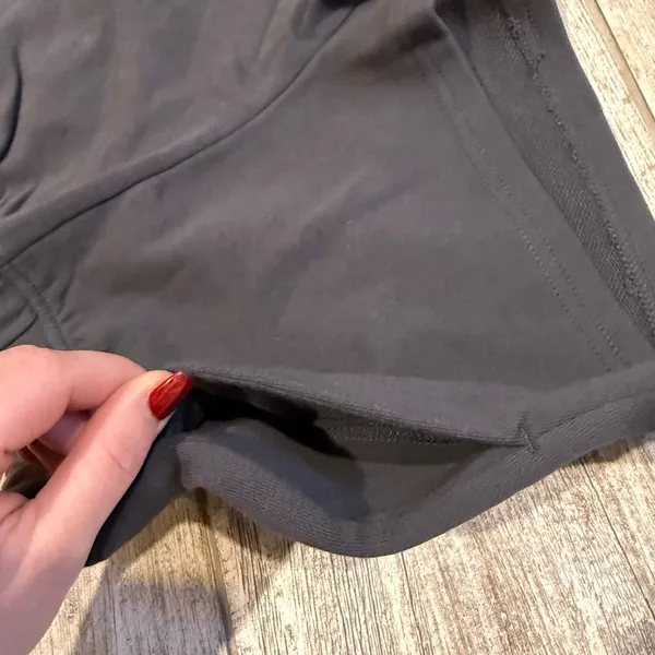 NIA Charcoal Grey Lounge Shorts - Image 3