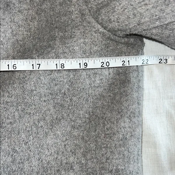 ZARA Wool Blend Coat Women’s‎ Medium Tailored Double Button Car Coat Oversized - Image 5