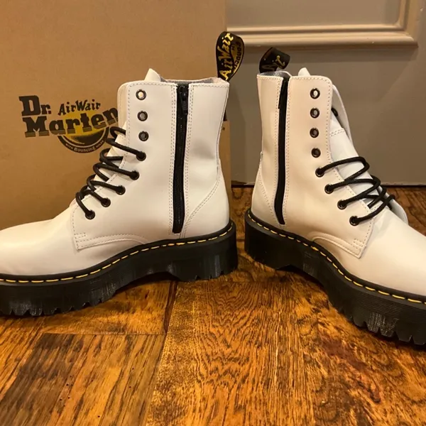 Dr. Martens Jadon Lace-Up Boots White Size 9 EU 41 Style 15265100 BRAND NEW - Image 7