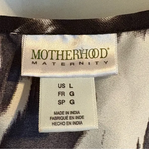 Motherhood Maternity Summer Short‎ Dress Size Large Quarter Zip Lightweight Teal - Image 5