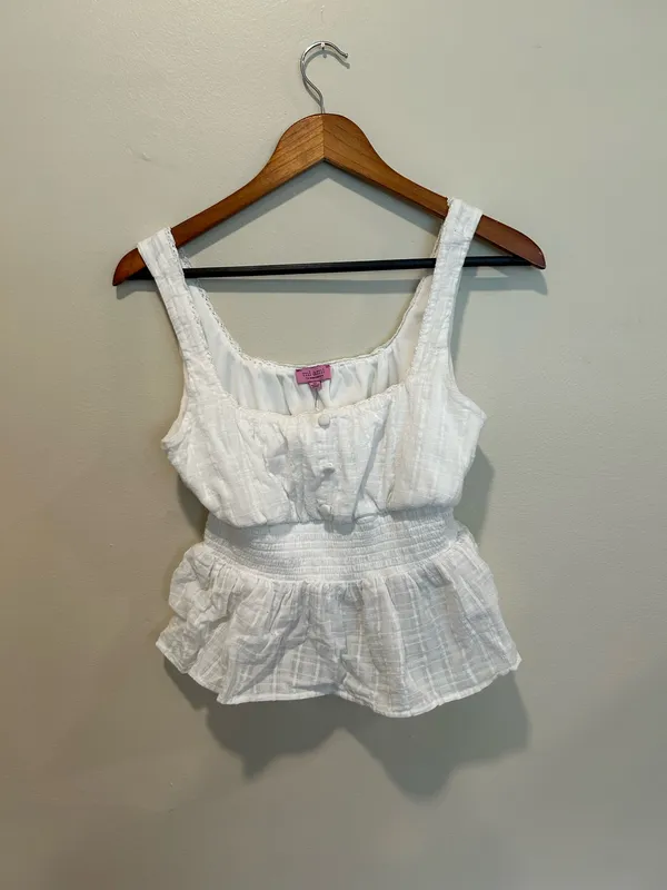 Francesca's NWT white tank top - Image 4
