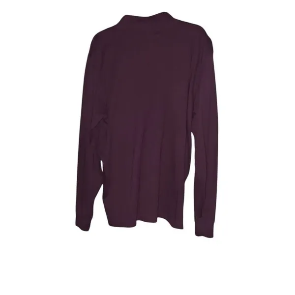 Lands' End Plum Purple Longsleeve cowlneck Shirt. Size XL - Image 2