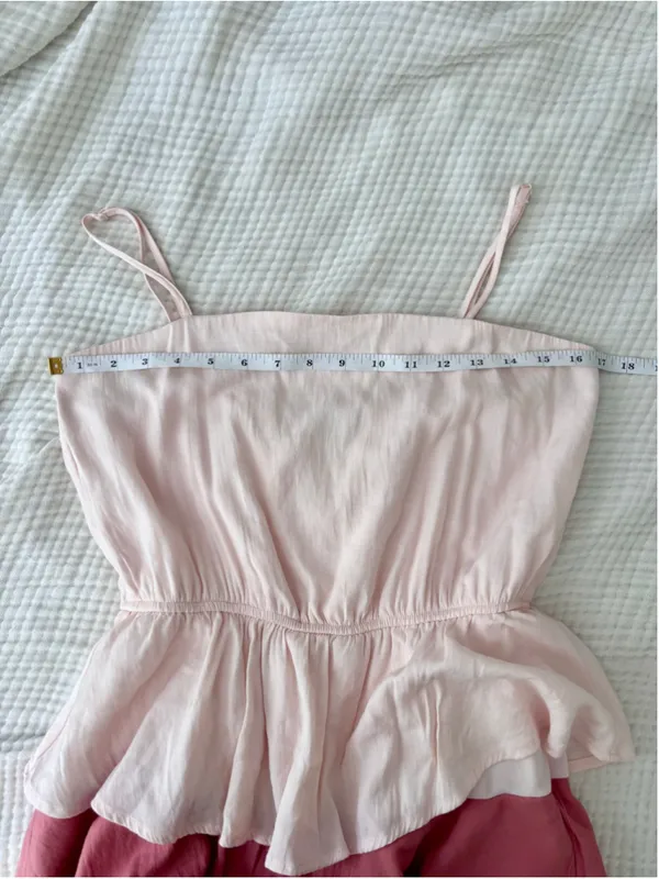 Women's Trixx Ombre Tiered Mini Dress Size M Pink Ombre - Image 5