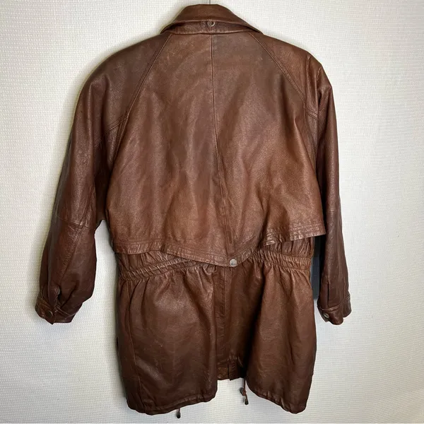 Wilson's Leather | The‎ Leather Experts Brown Coat Jacket Large - Image 5