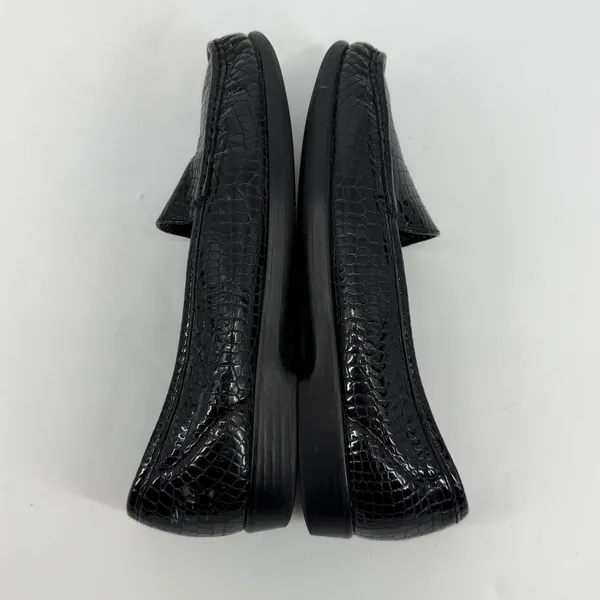 SAS Tripad Comfort Black Croc Embossed Patent Leather Loafers‎ Womens 9 M - Image 5