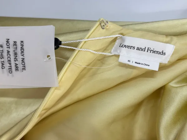 Lovers and Friends Bella Gown in Baby Yellow - Image 5