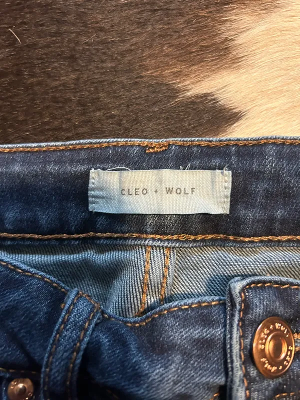 Cleo + Wolf High Rise Bootcut Jeans Blue Size 31 - Image 7